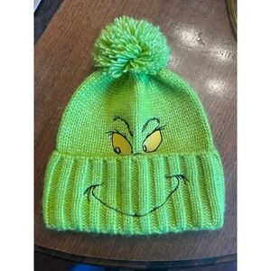 American Eagle Grinch Knit Beanie Hat